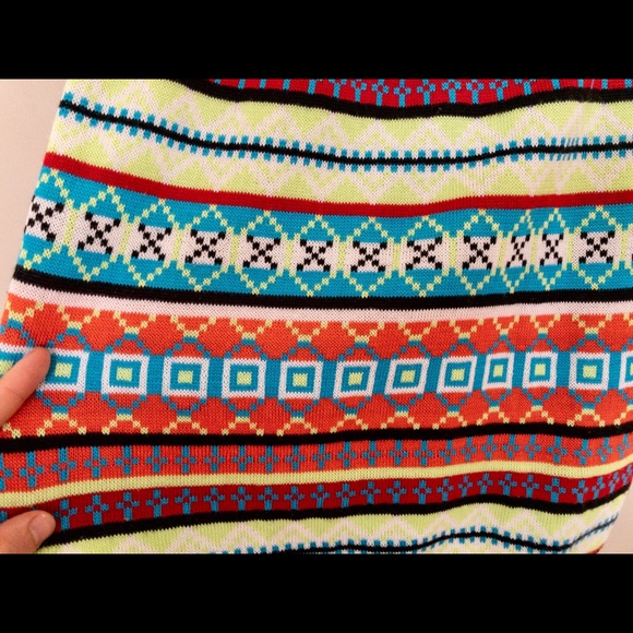 PLANET GOLD bold thread Gypsy short pencil skirt - Picture 3 of 6